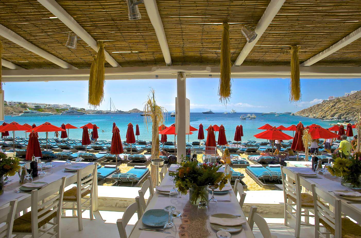 Nammos Beach Bar  Restaurants in Mykonos - Splendid Mykonos